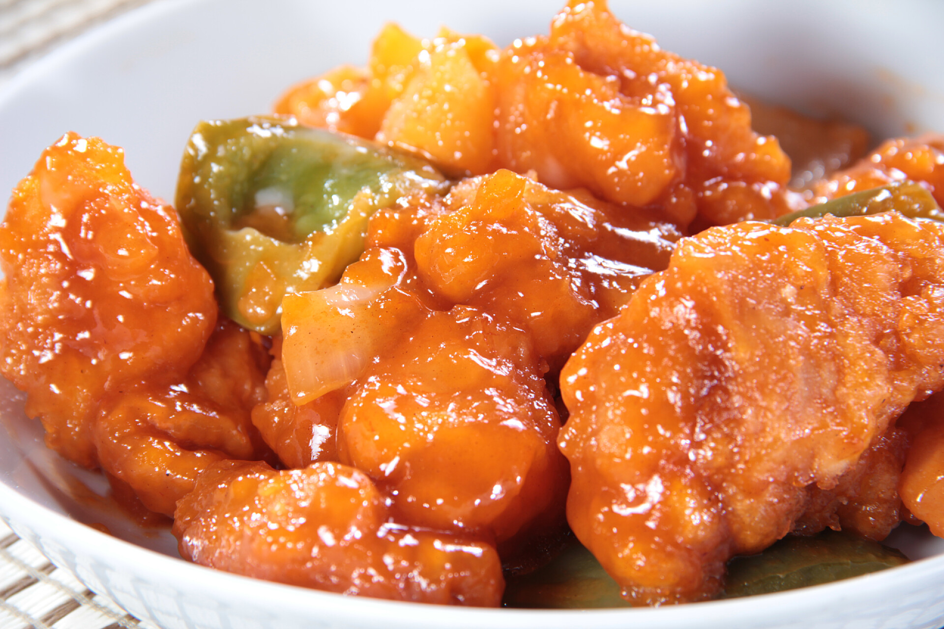 食物糖醋里脊的美食照片