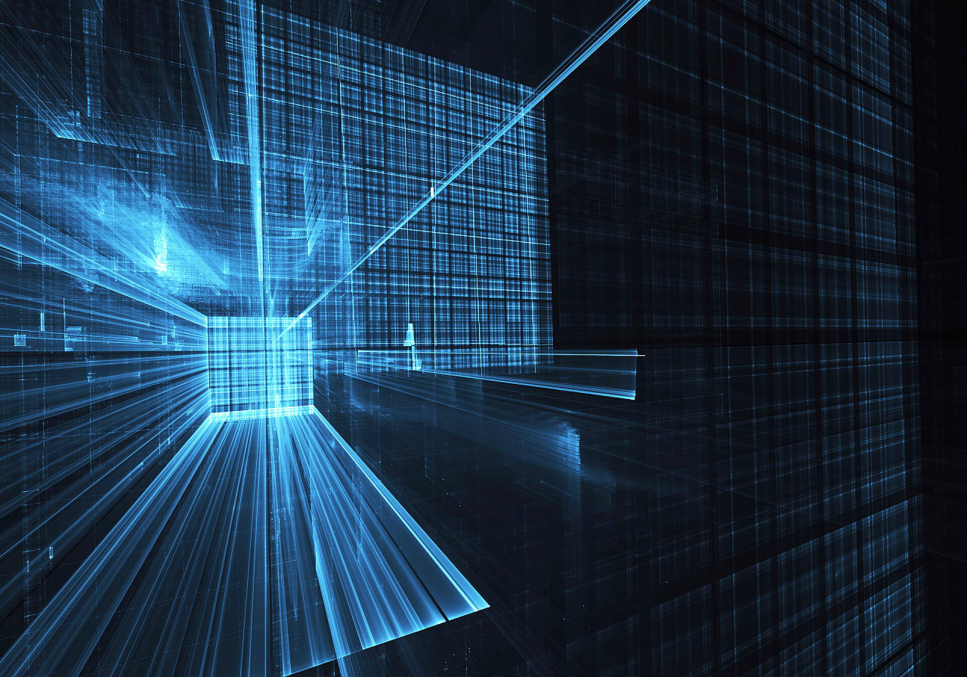 商务科技计算机生成三维分形纹理图像