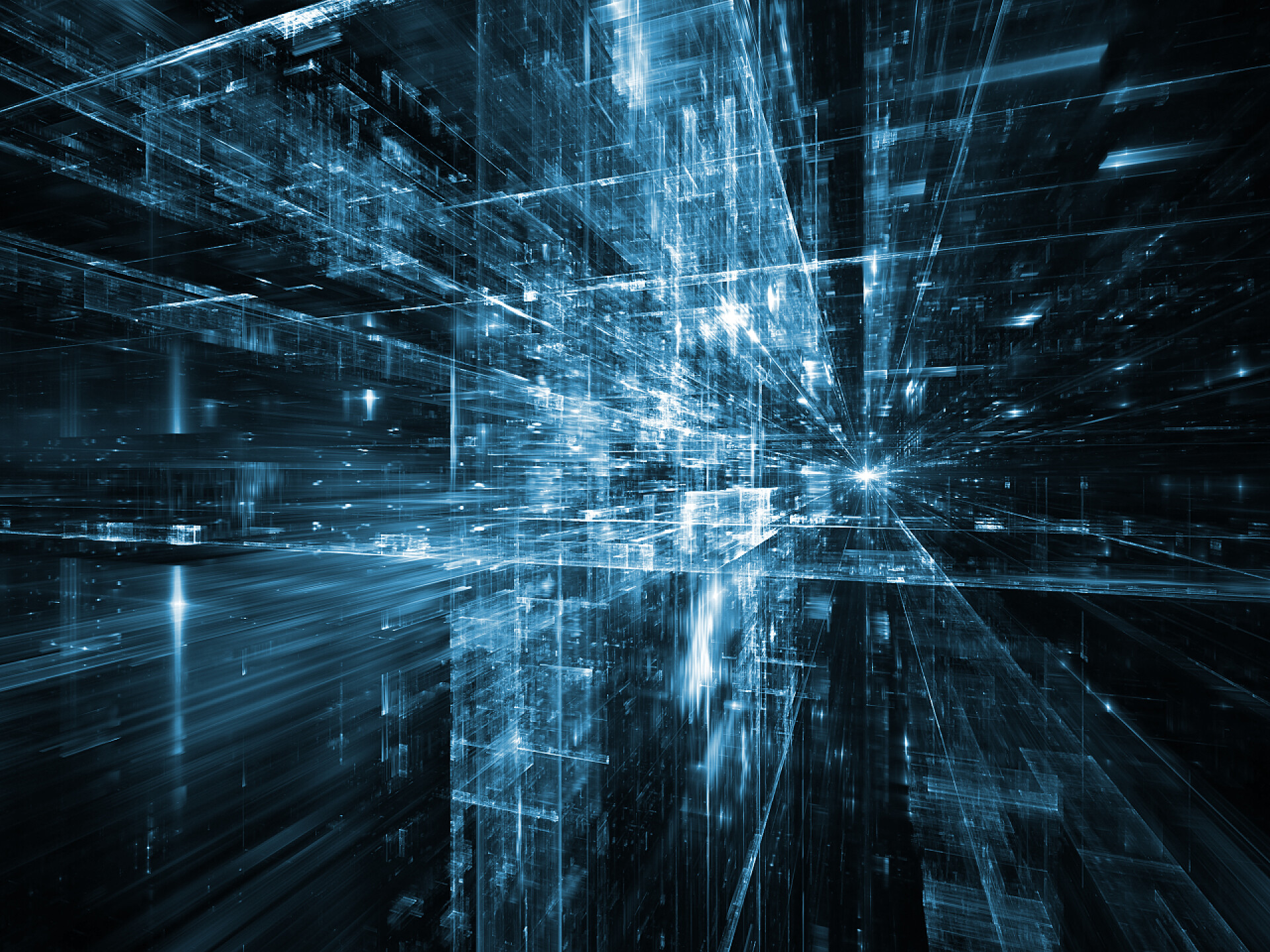 科技虚拟空间三维分形设计技术