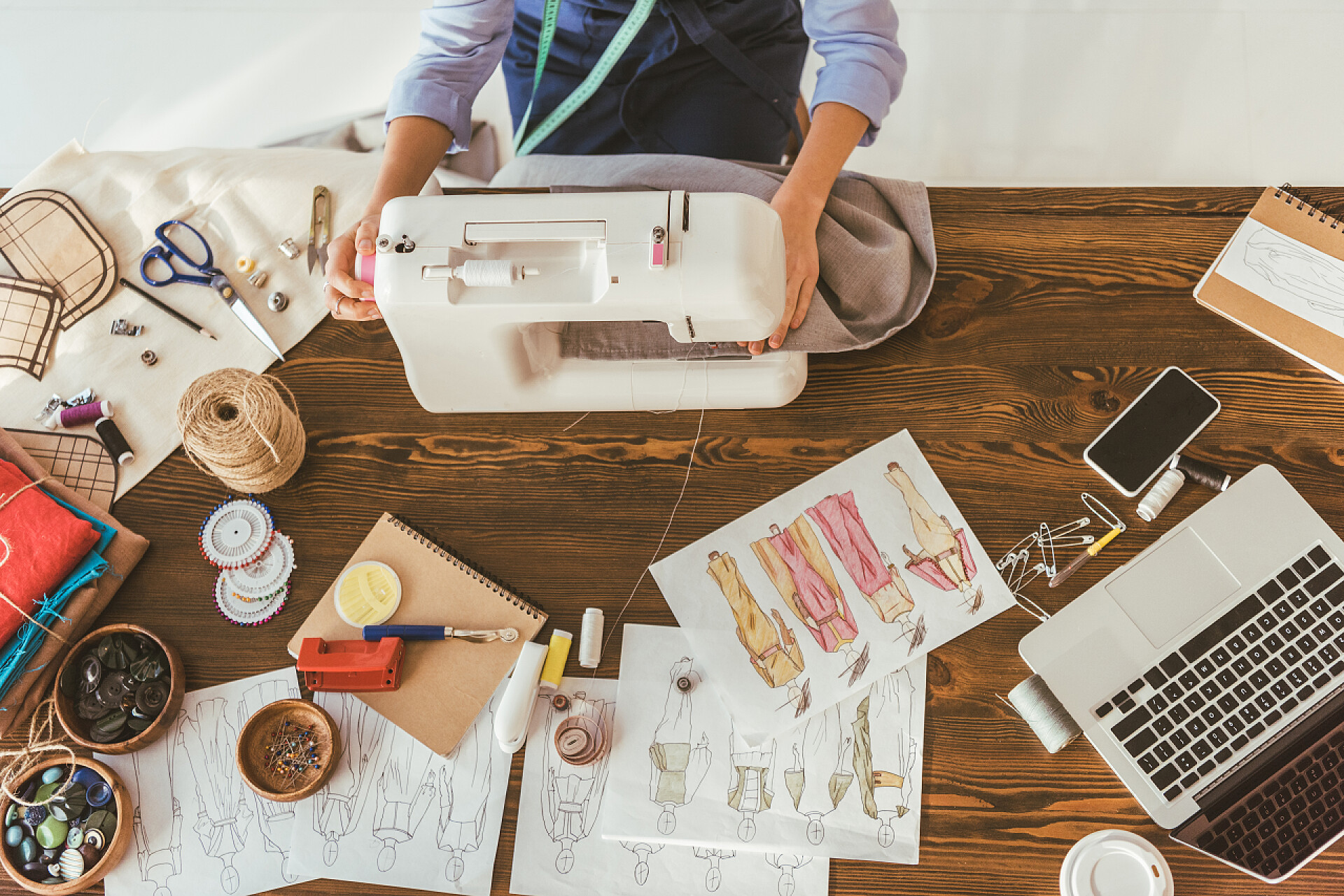 工业制造裁缝用缝纫机缝纫面料