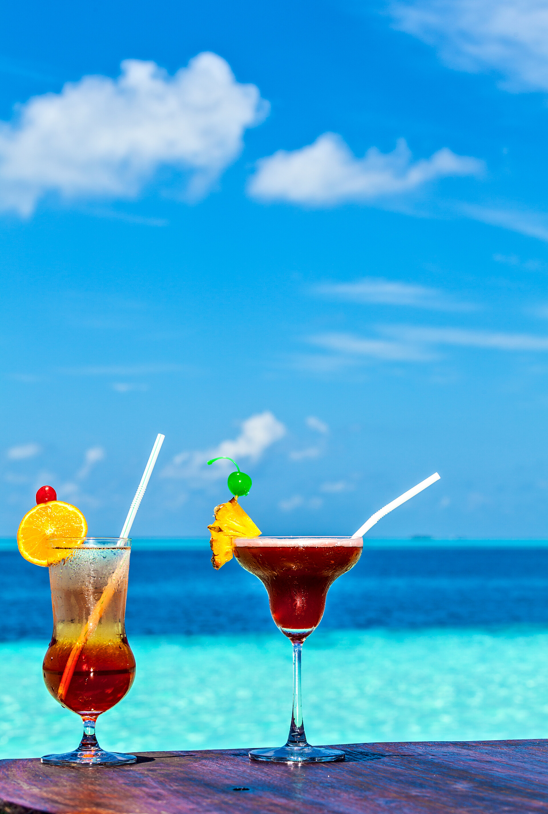 饮品夏季的西瓜汁海岸饮品