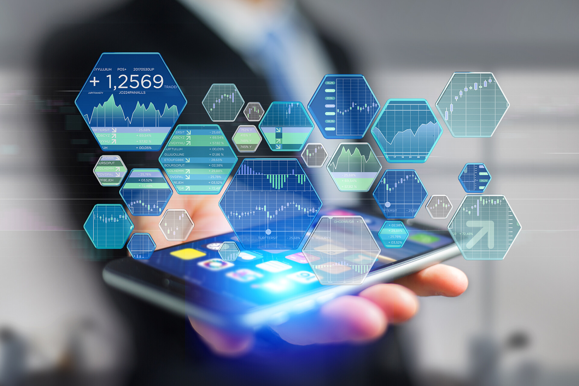 商务数据图表与现代计算机的有机结合