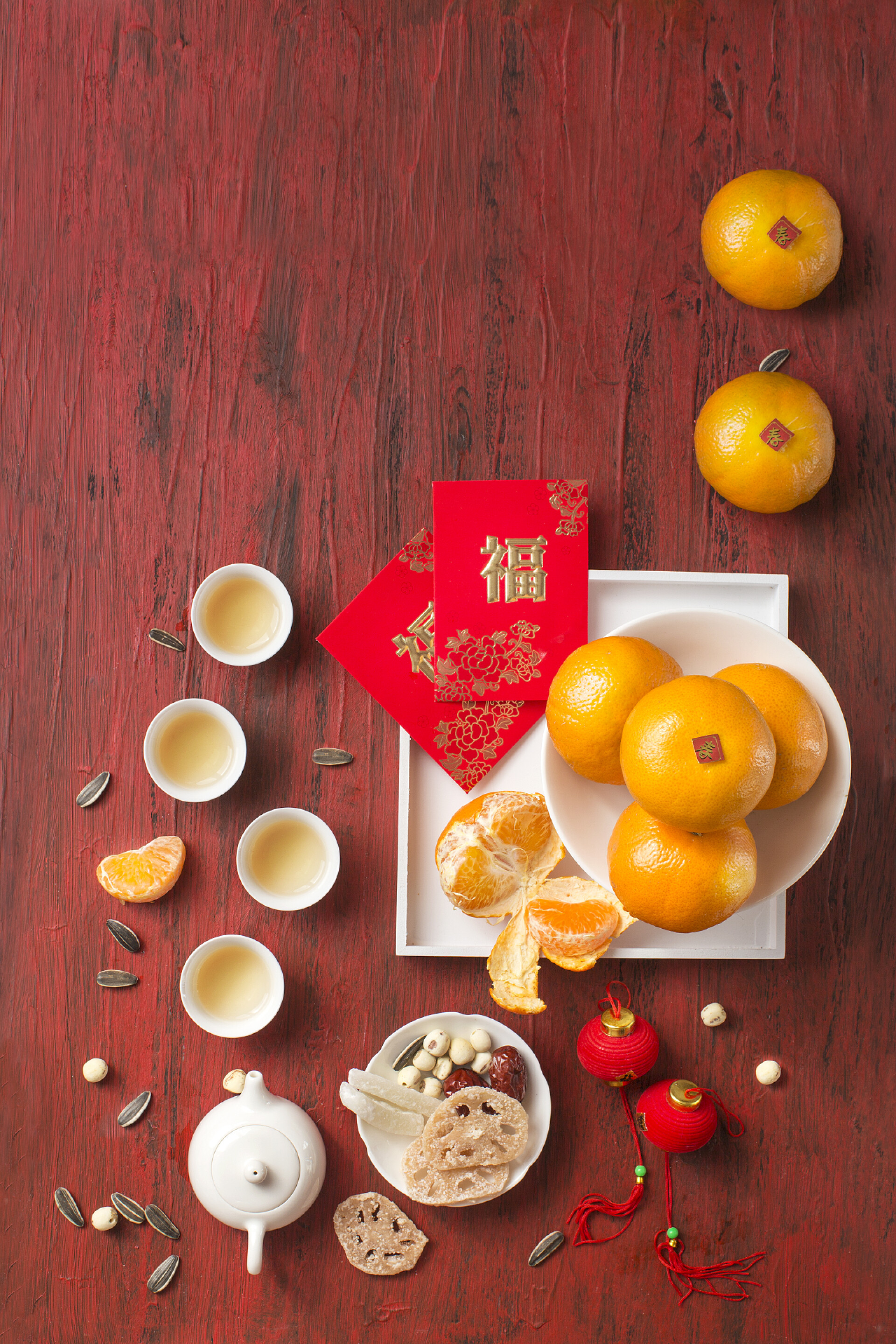 节日热点中式新年餐饮及装饰用品