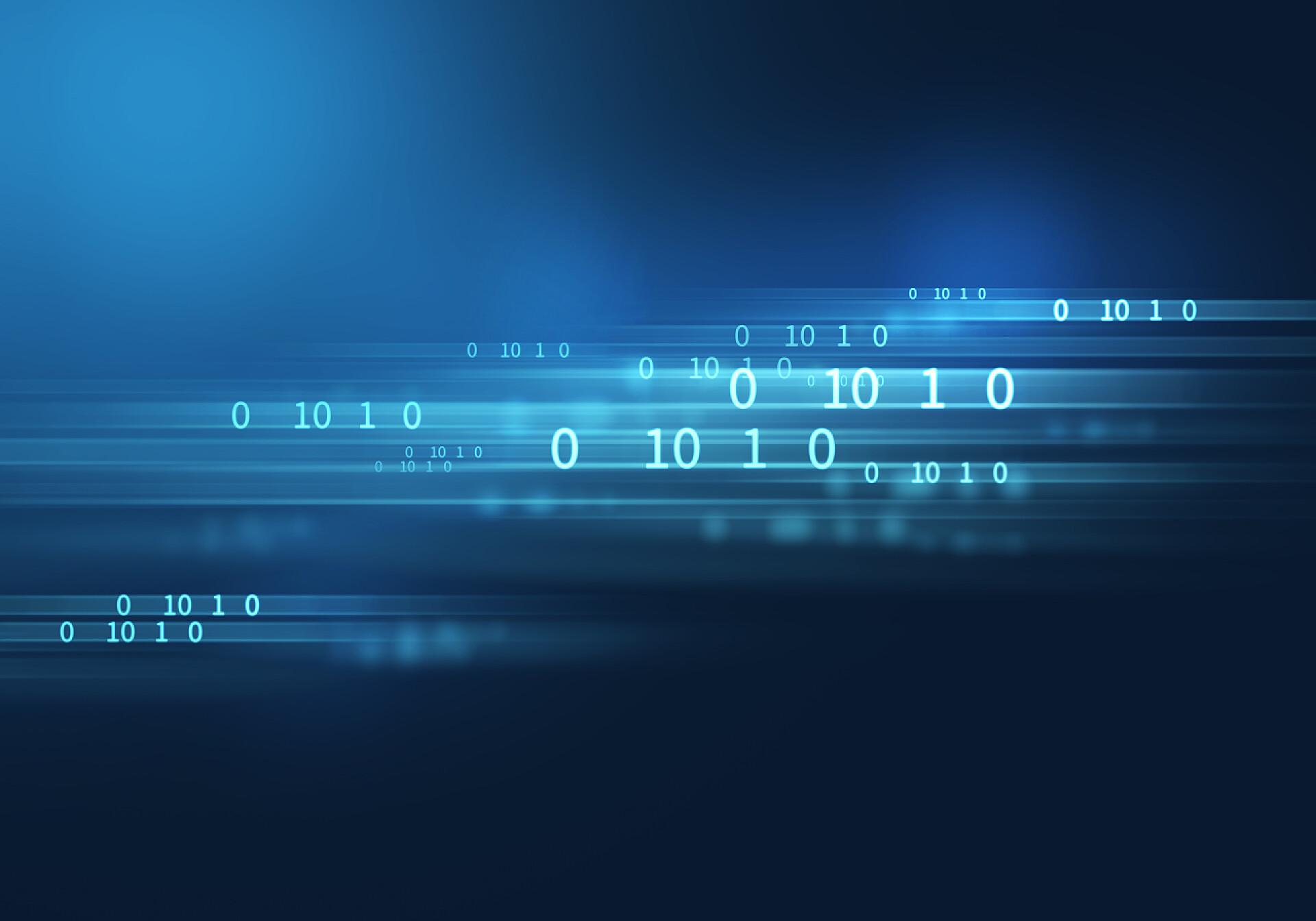 蓝色背景上的编程码