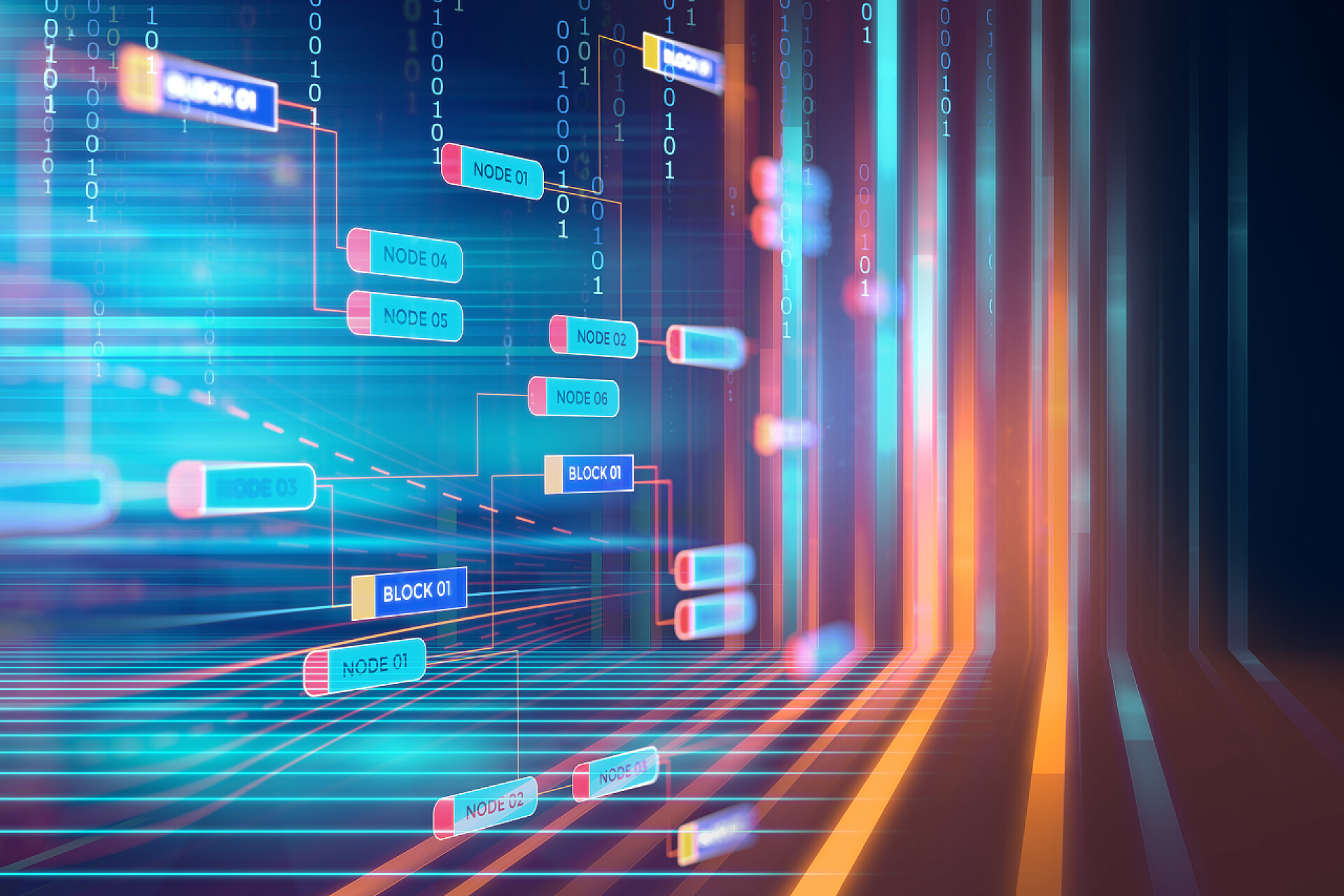 商务蓝色几何抽象技术与科学背景网络科技