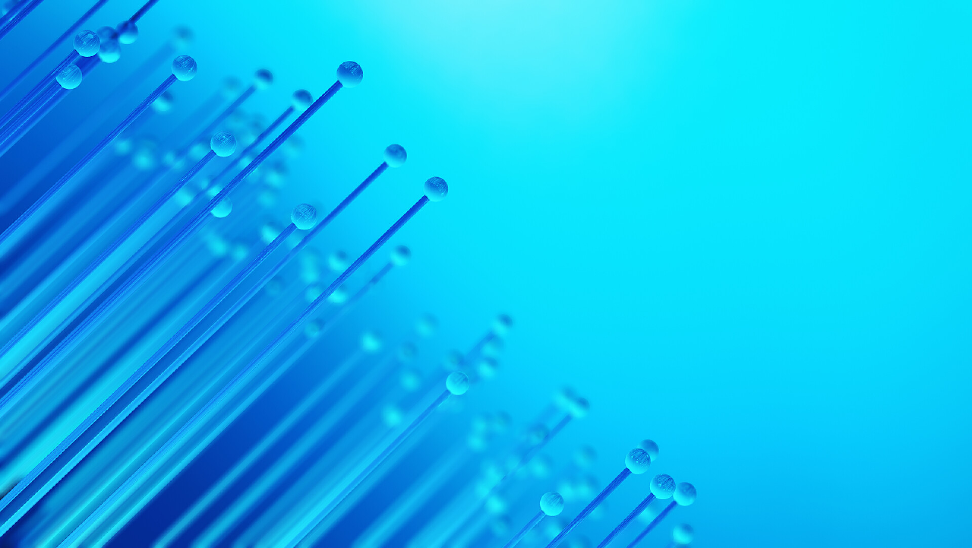 科学医学化学蓝色背景下分子结构图