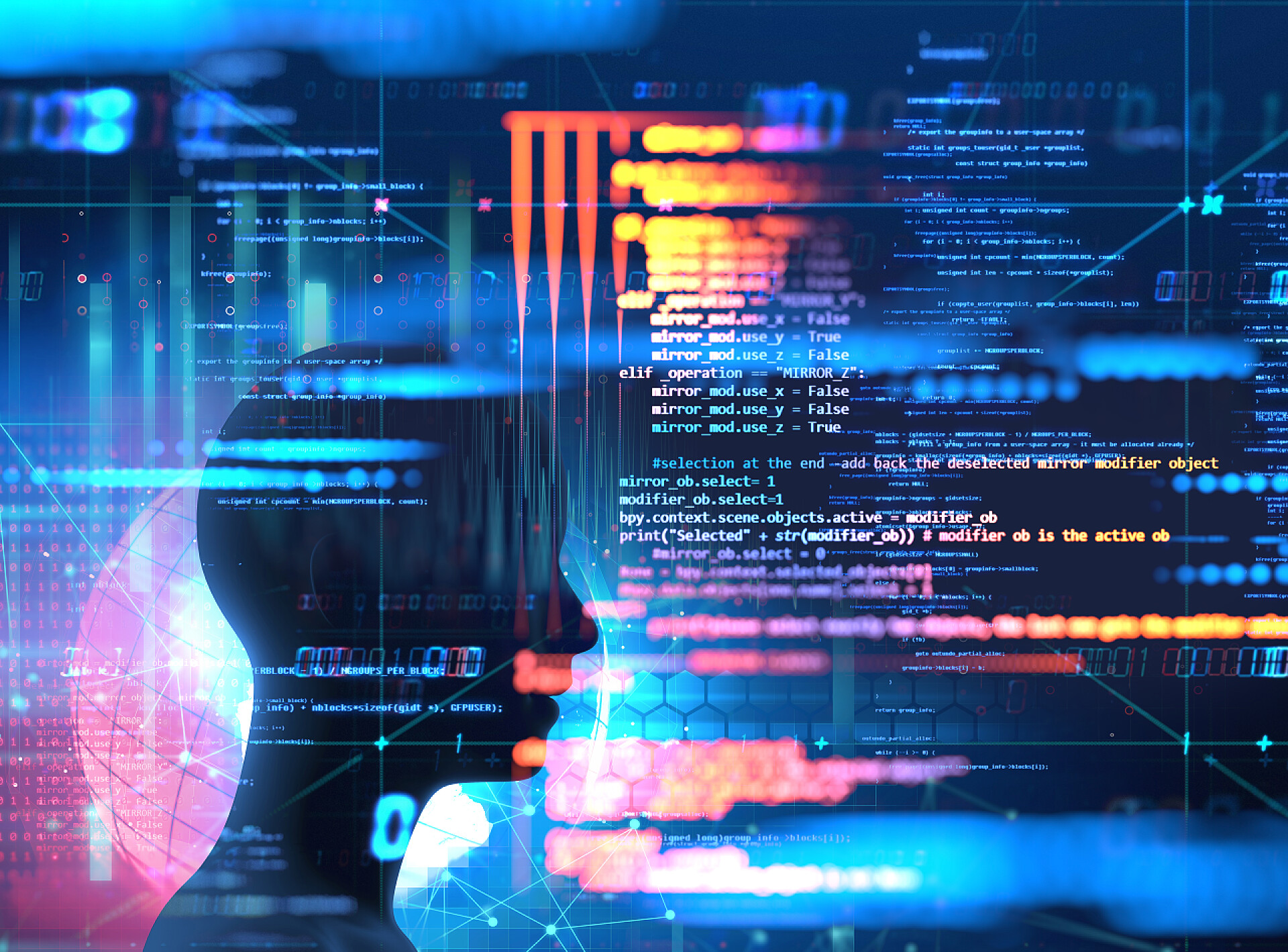 商务虚拟人与星云宇宙的剪影