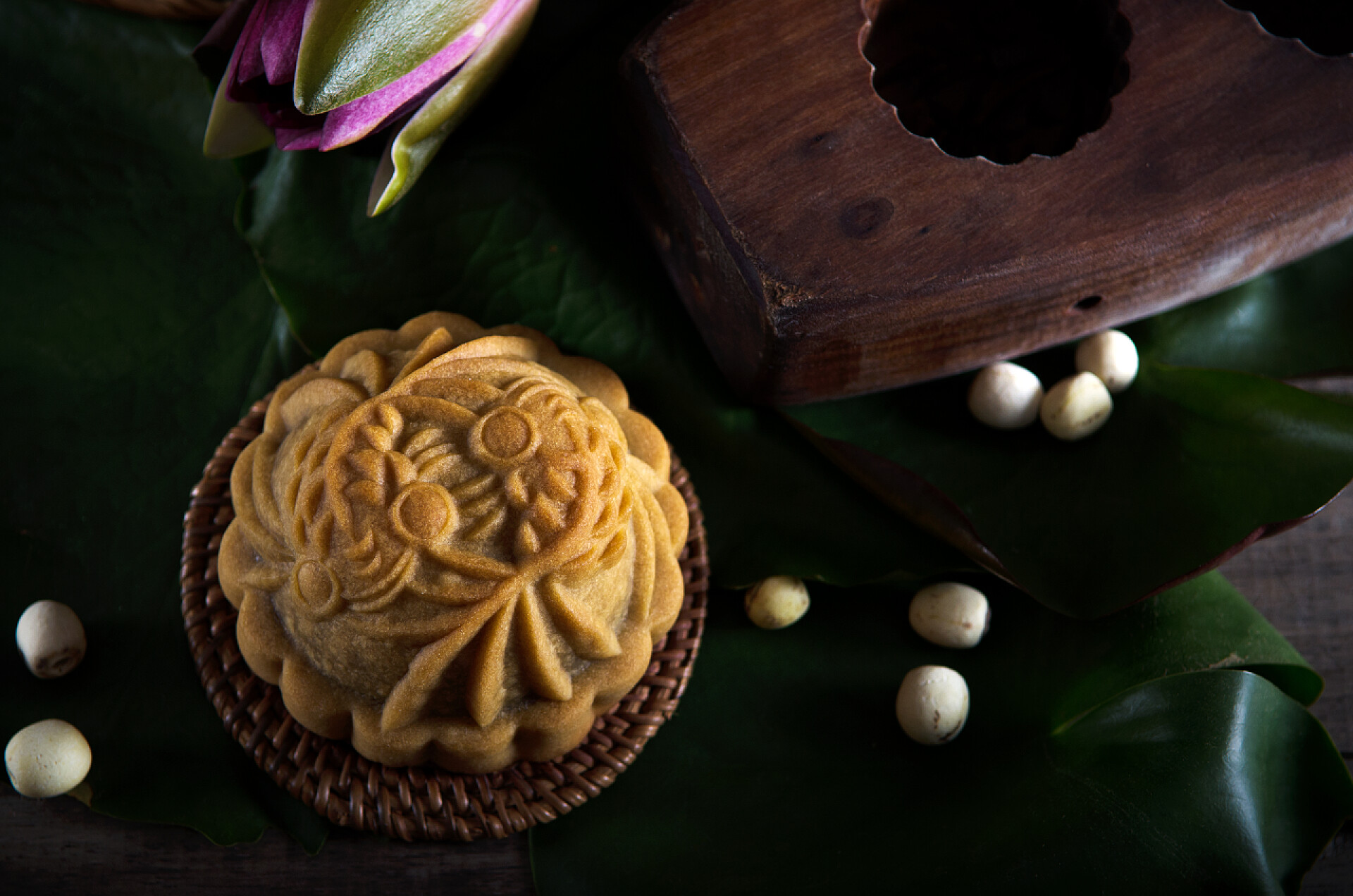 节日热点中国中秋节食品月饼