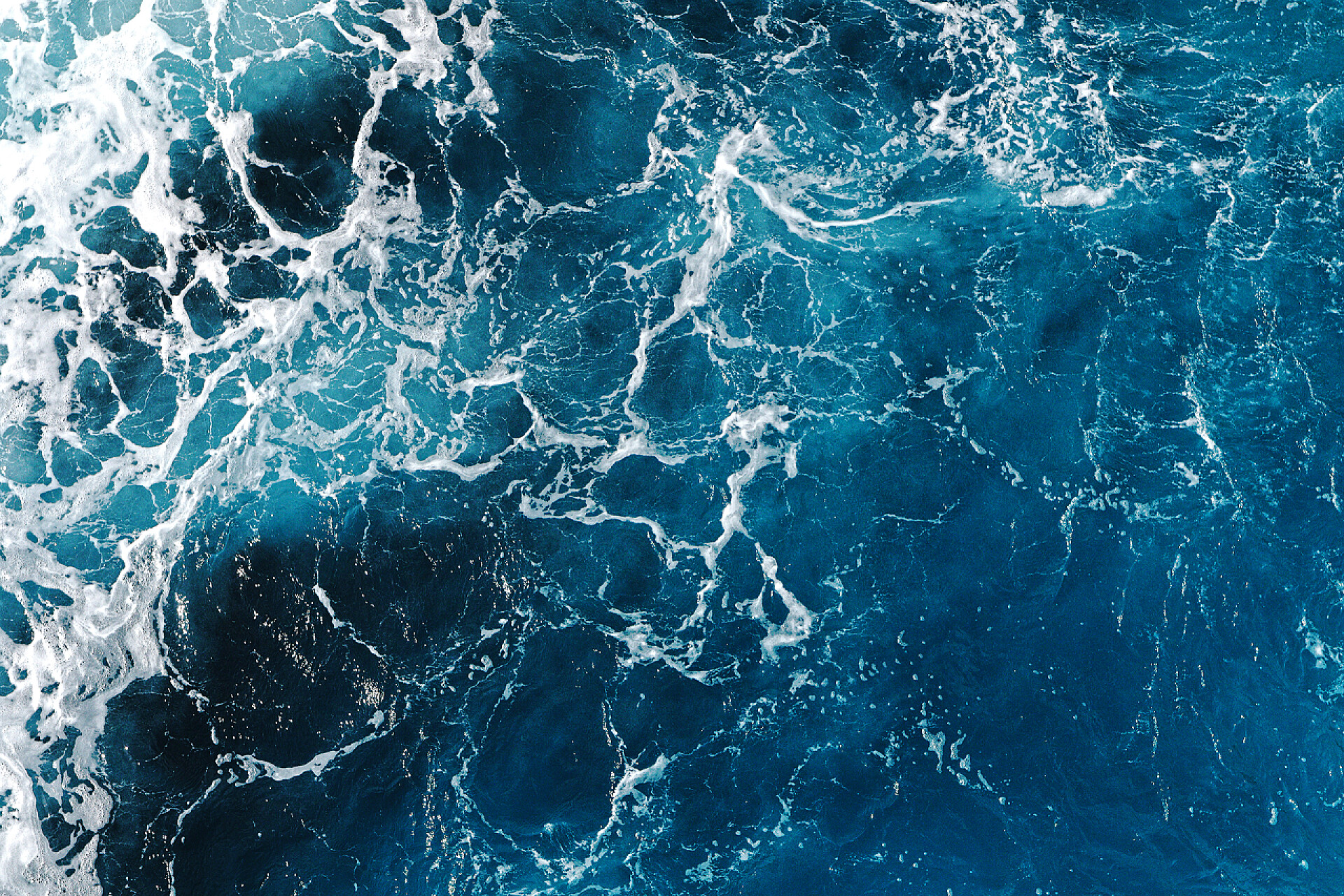 自然风光风景蓝色海水波浪