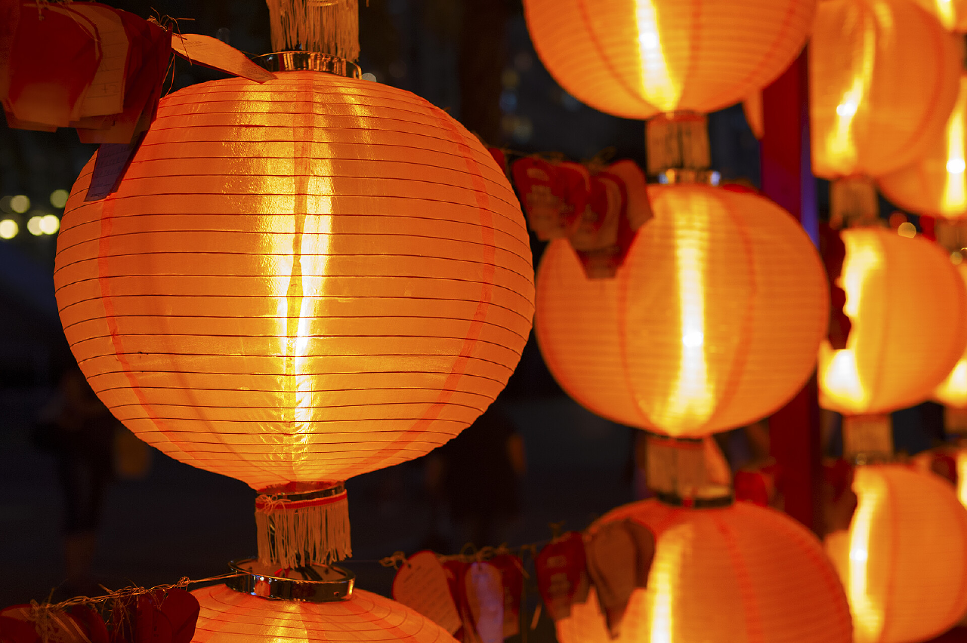 节日热点中国新年红灯笼工艺品节日庆祝