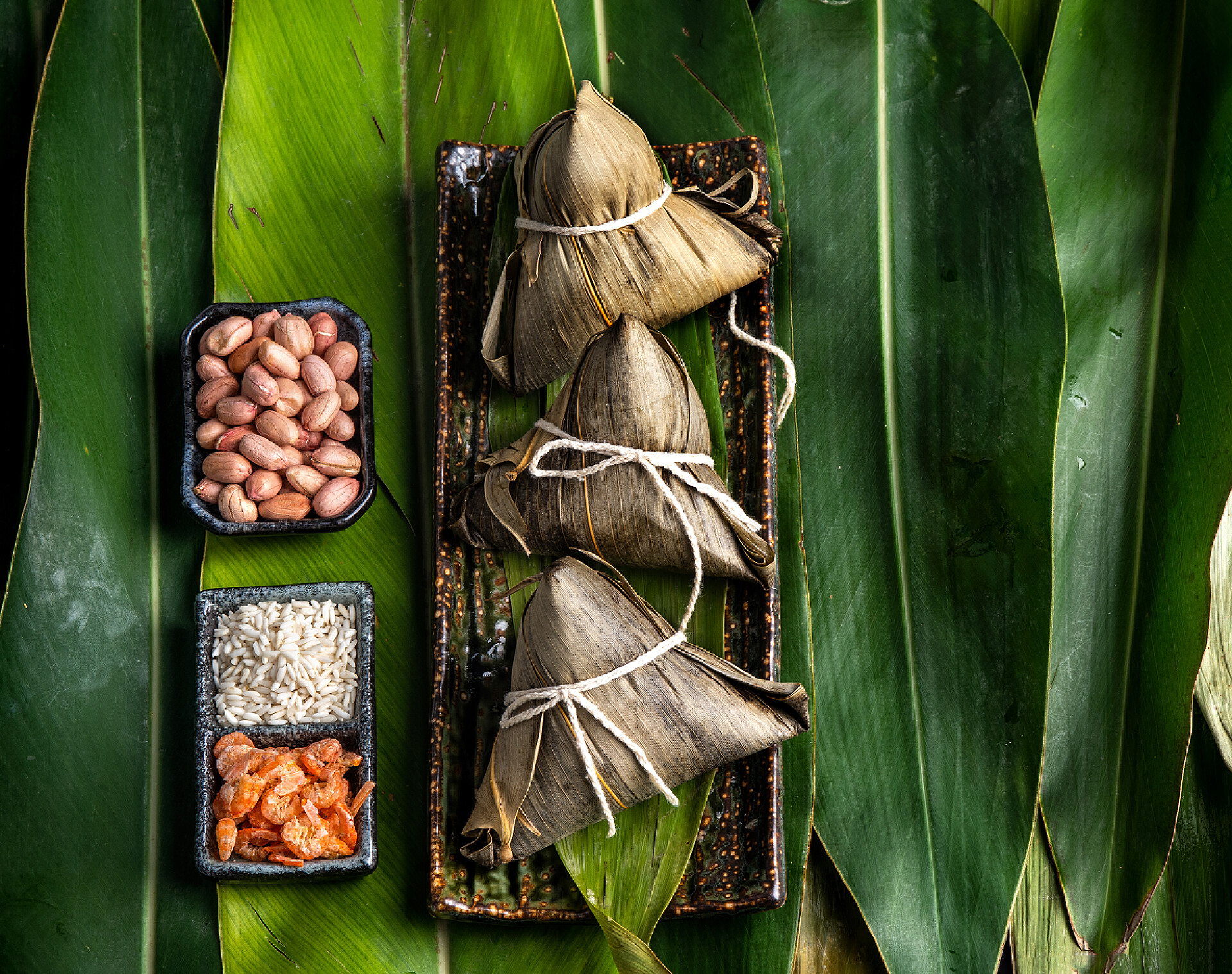 中国传统美食粽子