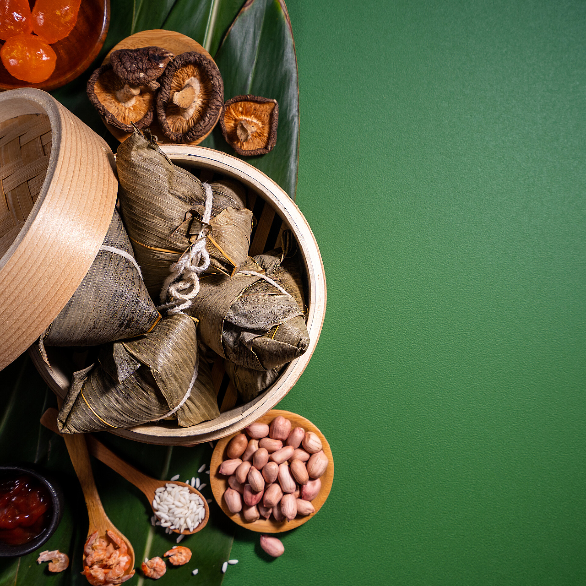 中国传统美食粽子