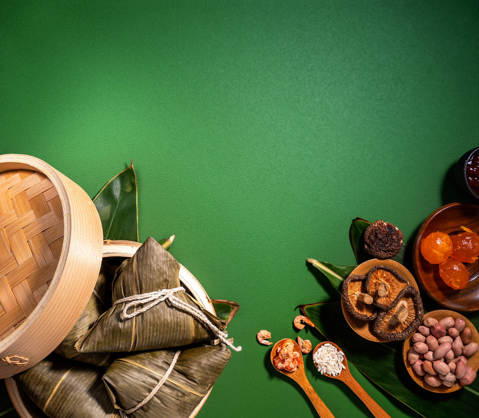 中国传统美食粽子