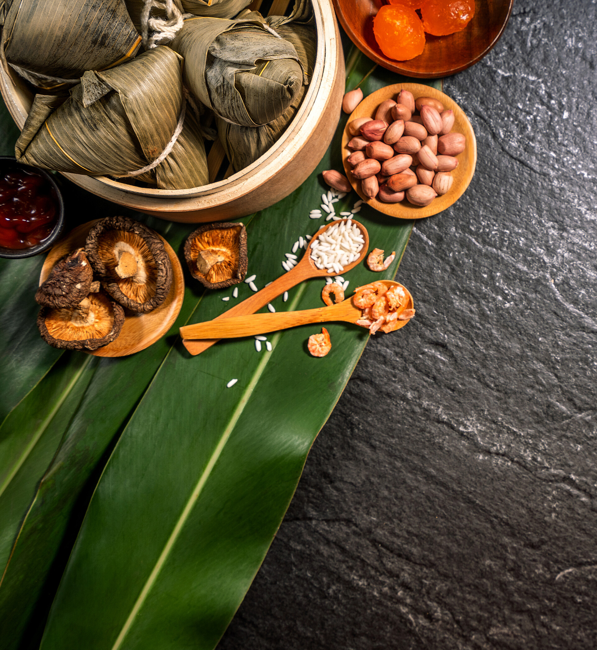 中国传统美食粽子