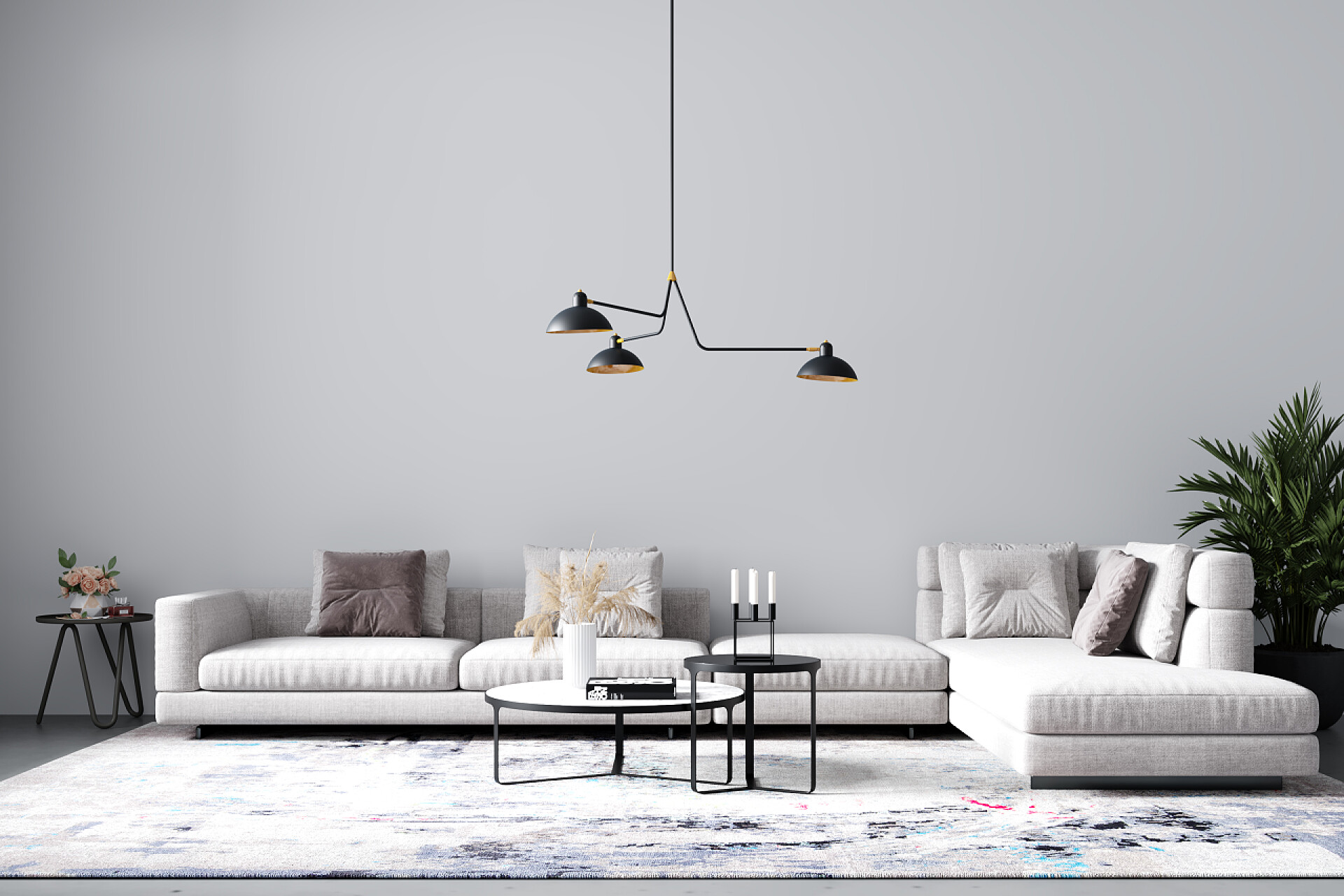 现代室内客厅装饰装修