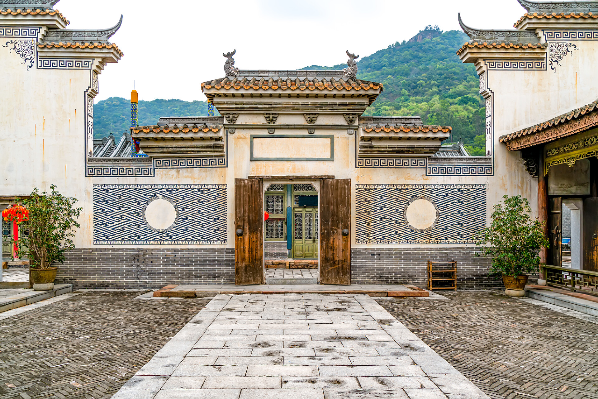 旅游广东佛山的古代住宅建筑