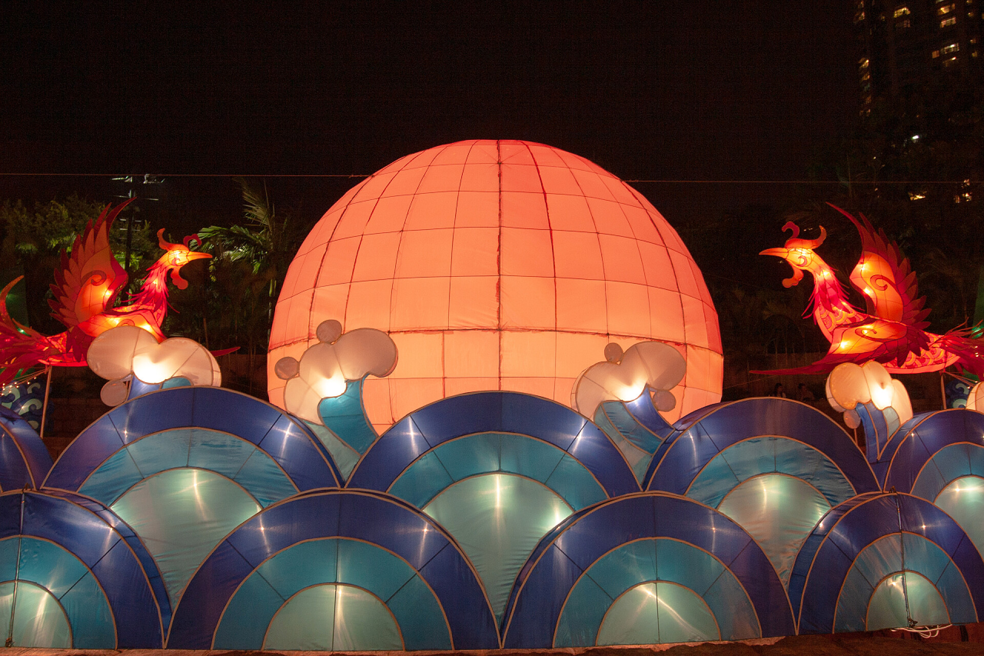 中秋节户外装饰品