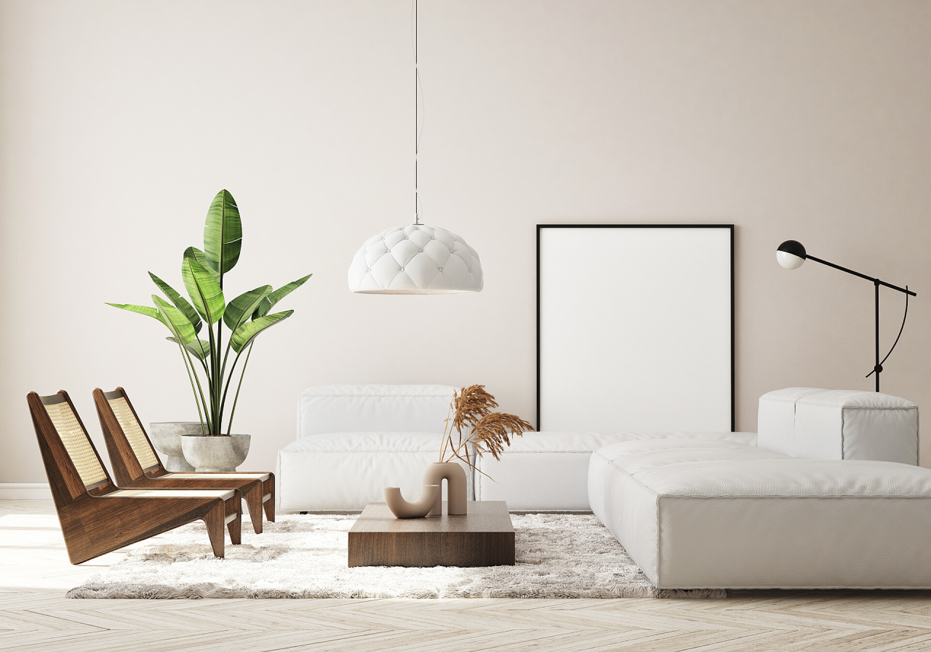 现代室内客厅装饰装修家具