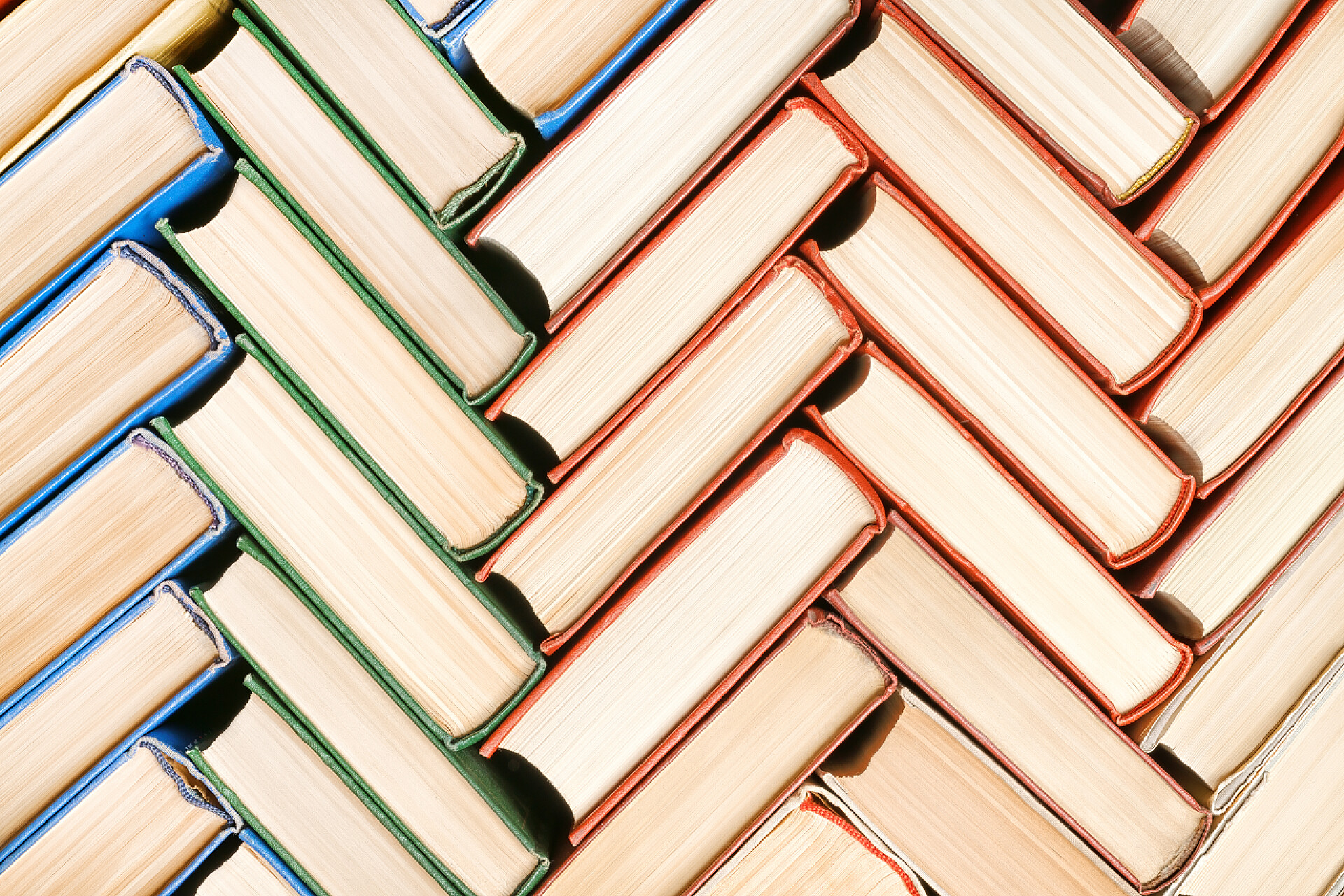 书籍堆栈结构和背景