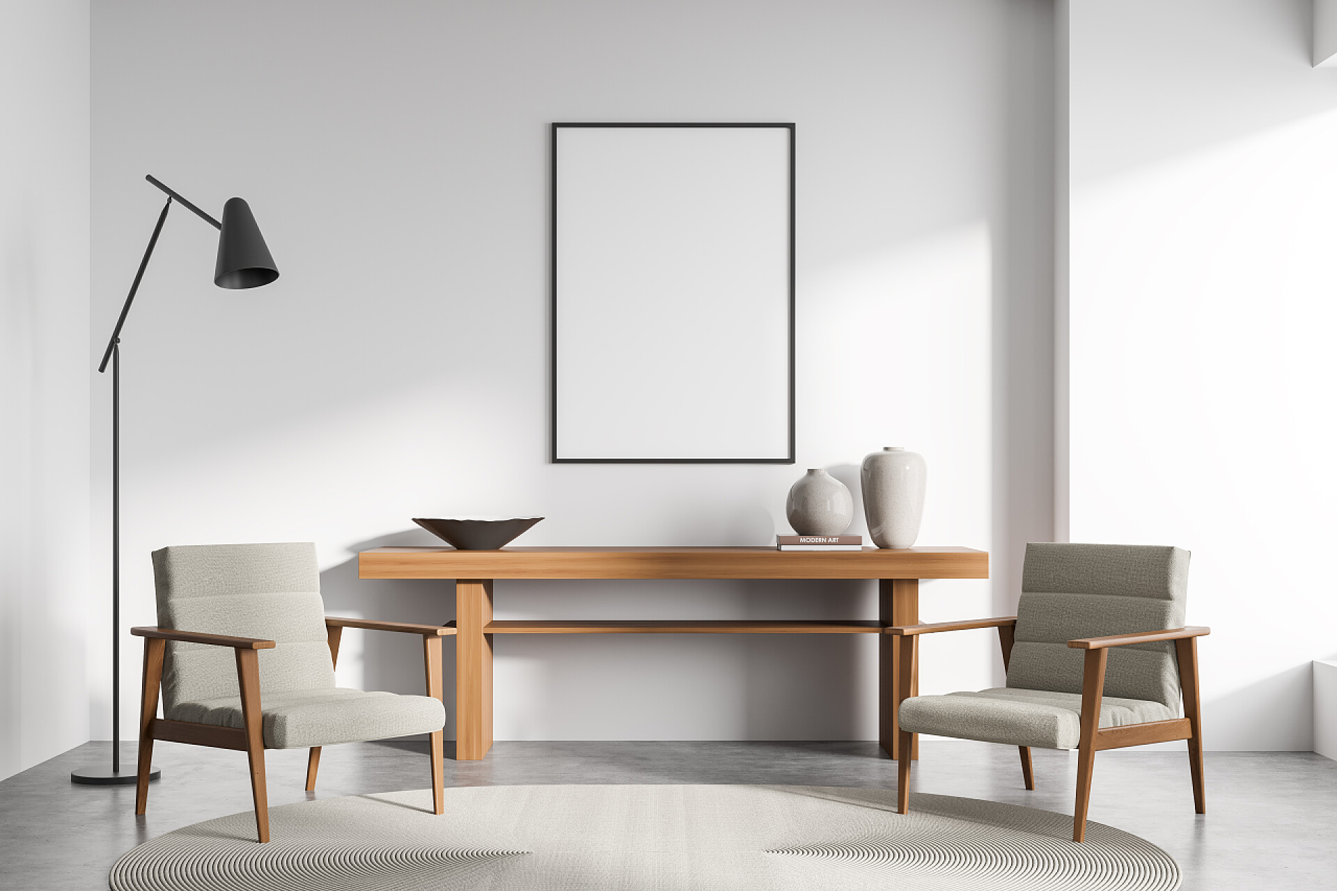 亮的客厅内部结构