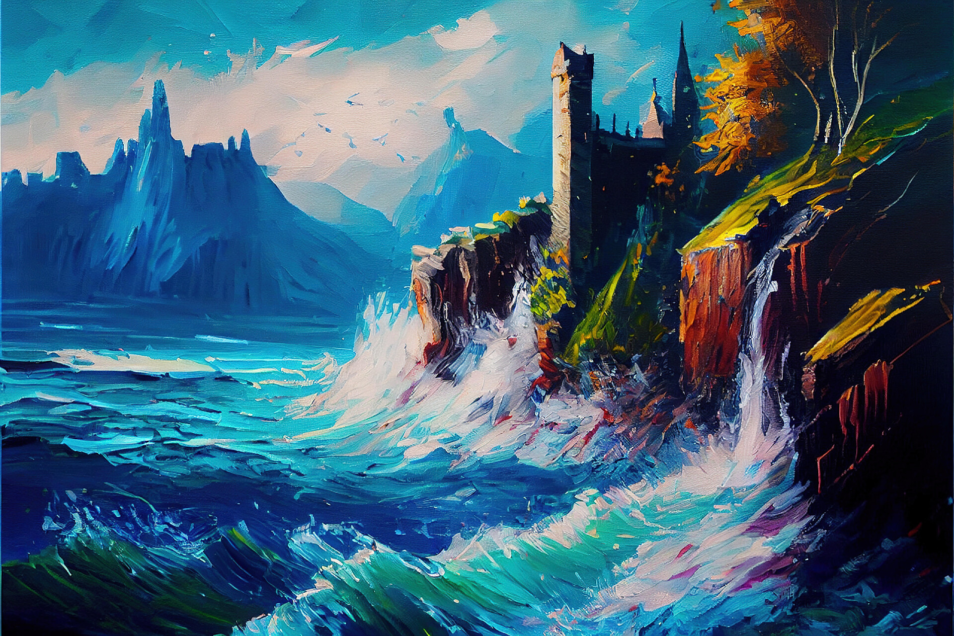 美术工艺墙体绘画