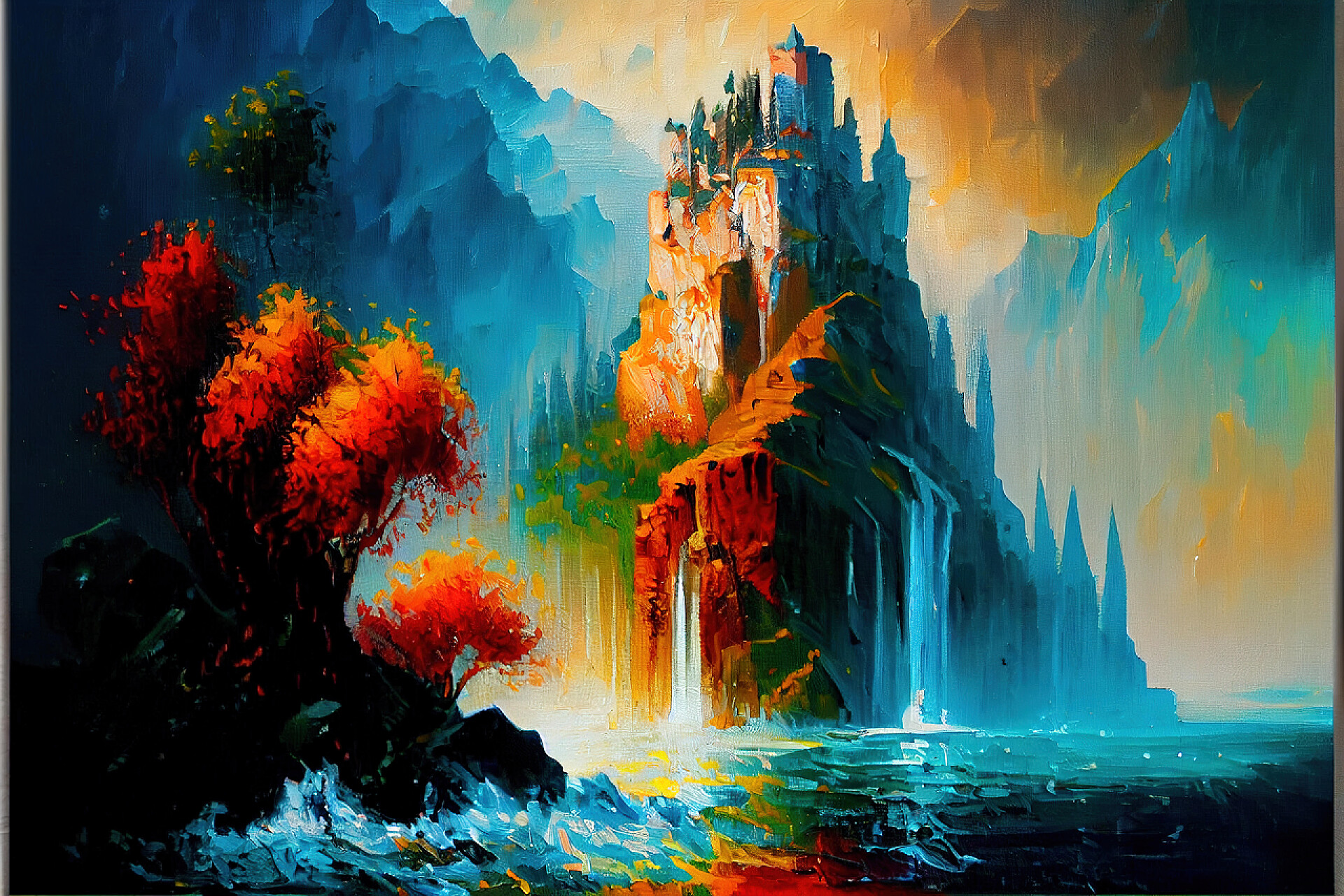 美术工艺墙体绘画