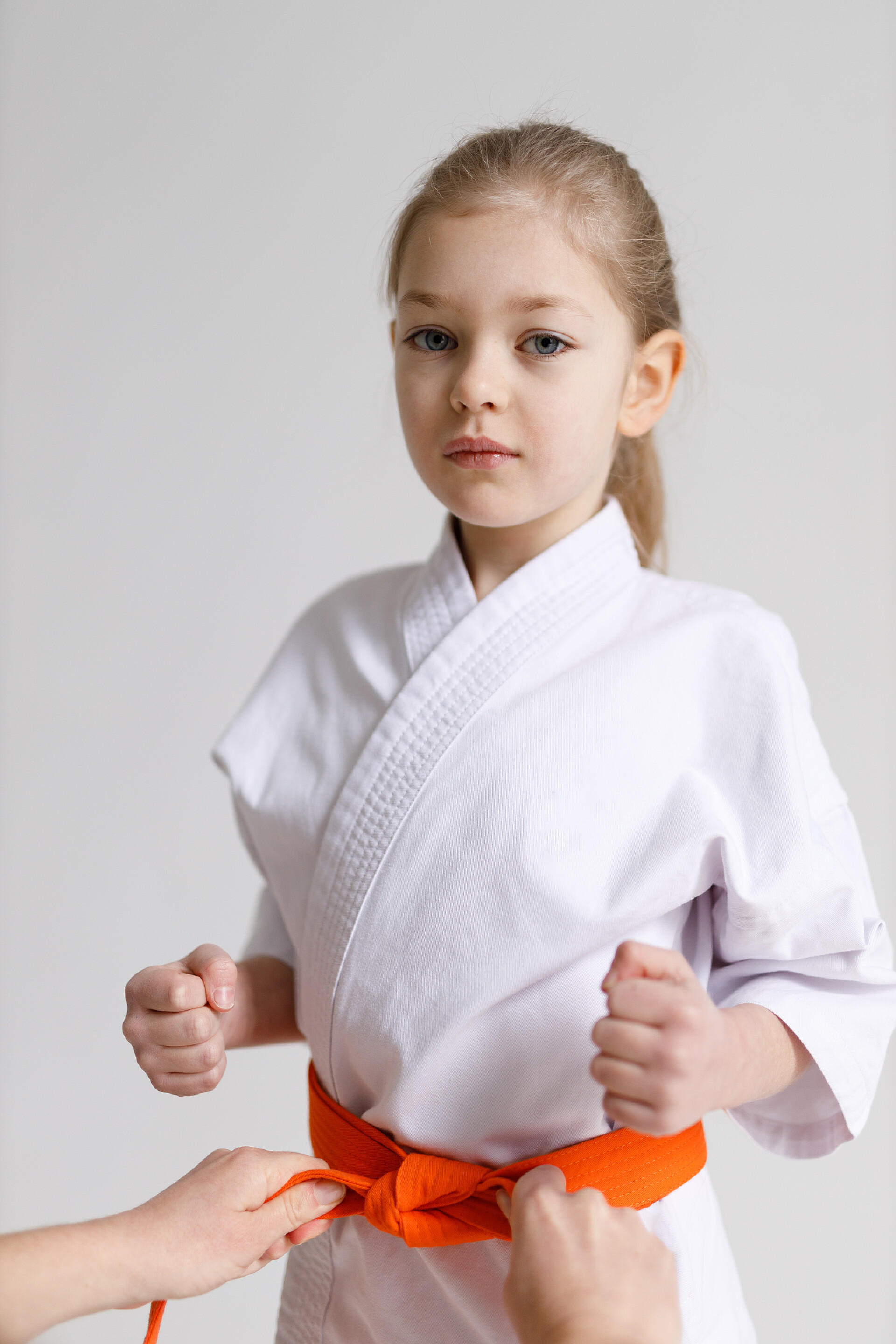 儿童欧美小孩练跆拳道