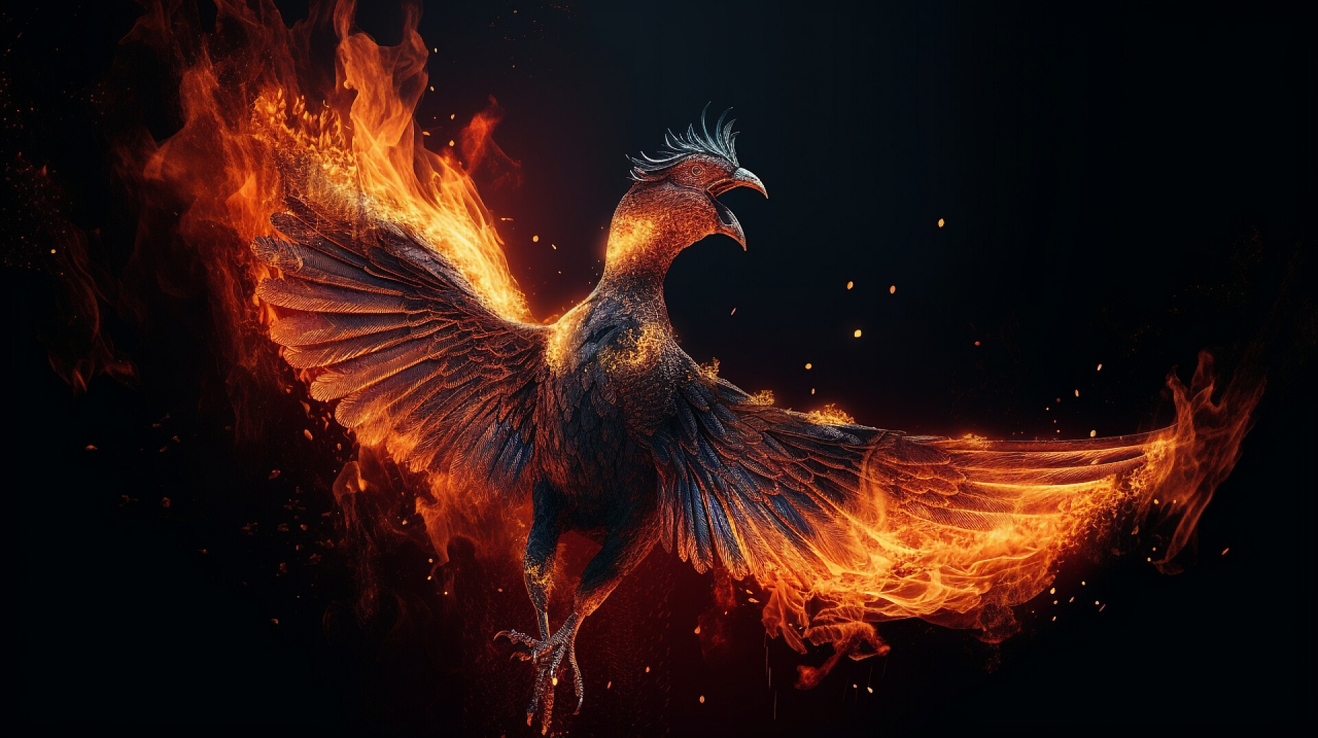 商务鹰向黑色开火凤凰号太空之旅