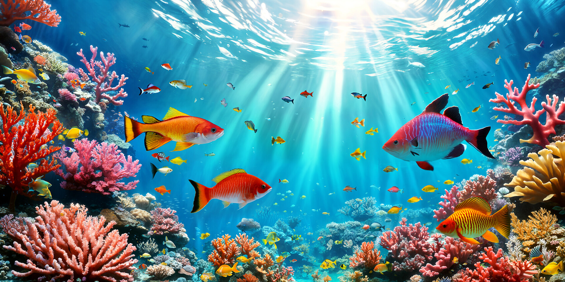 动物海底世界海洋馆珊瑚海海洋生物