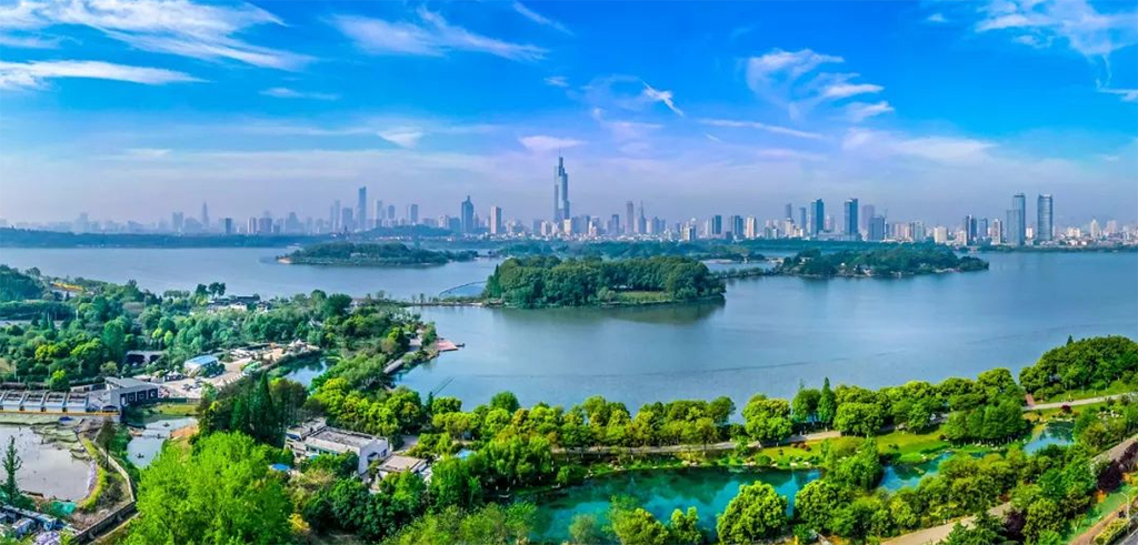 南京城市优美景观拍摄