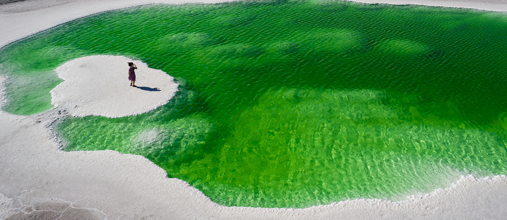 青海茫崖翡翠湖