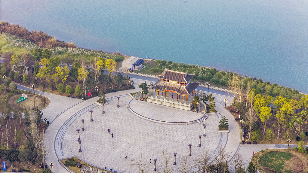 四川阆中古城金沙江畔