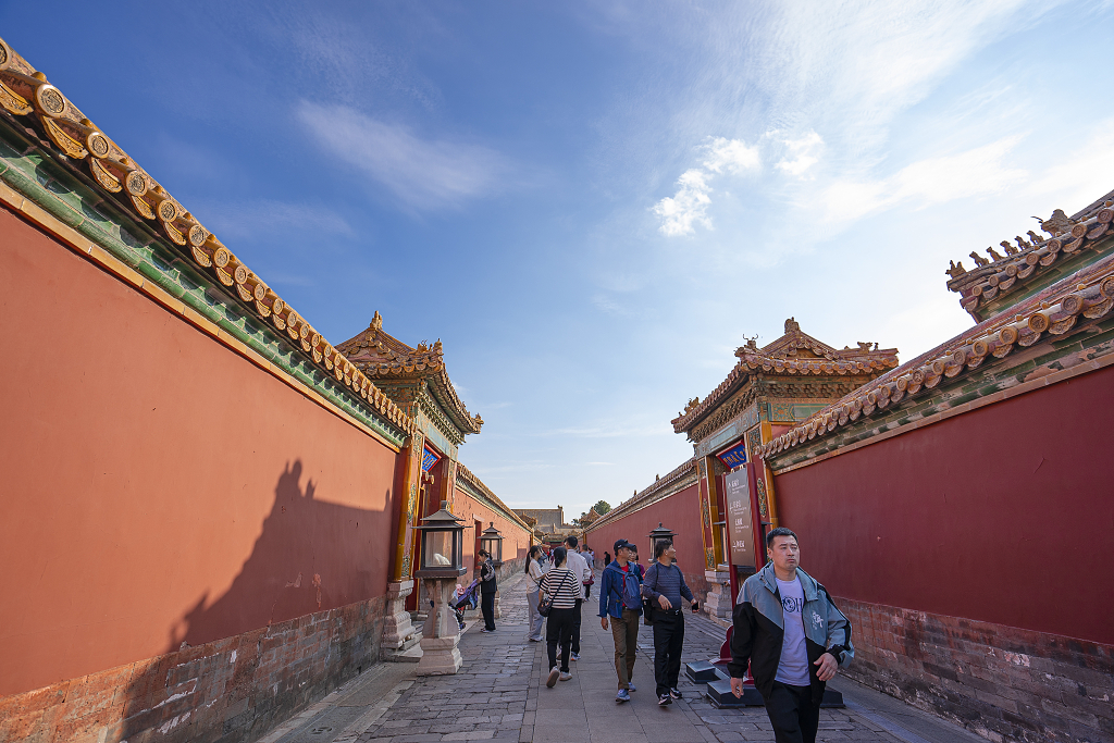 北京故宫博物院红墙