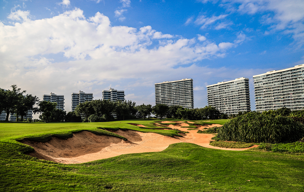 高尔夫球场风光