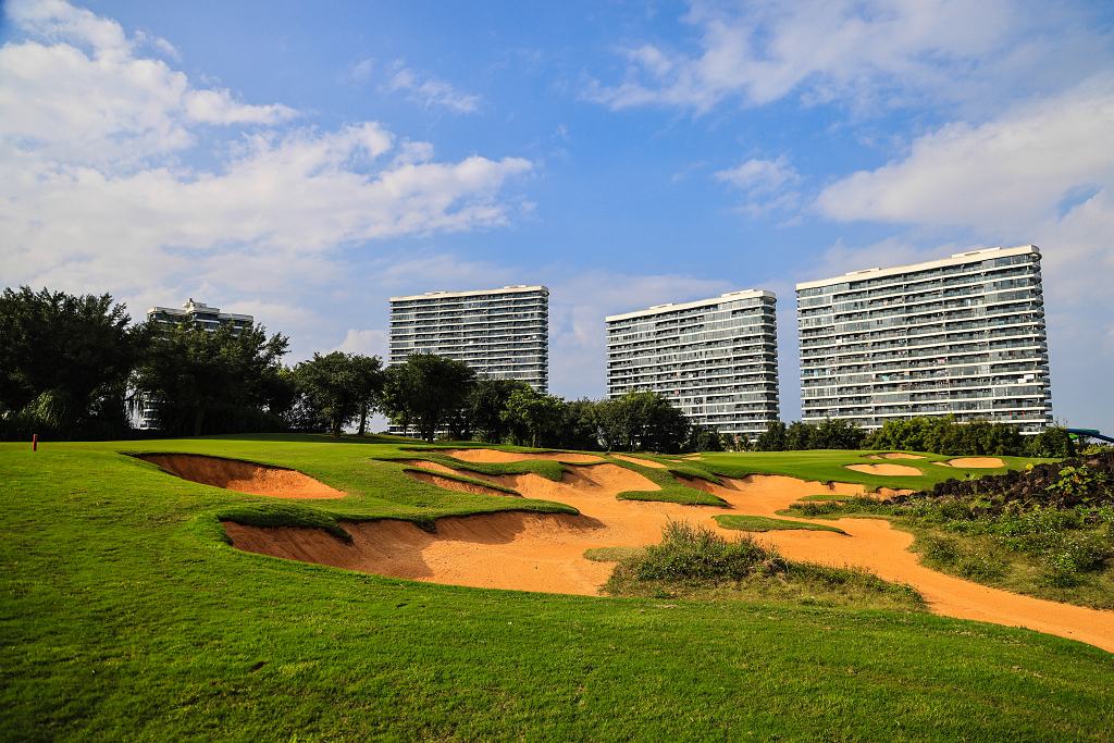 高尔夫球场风光