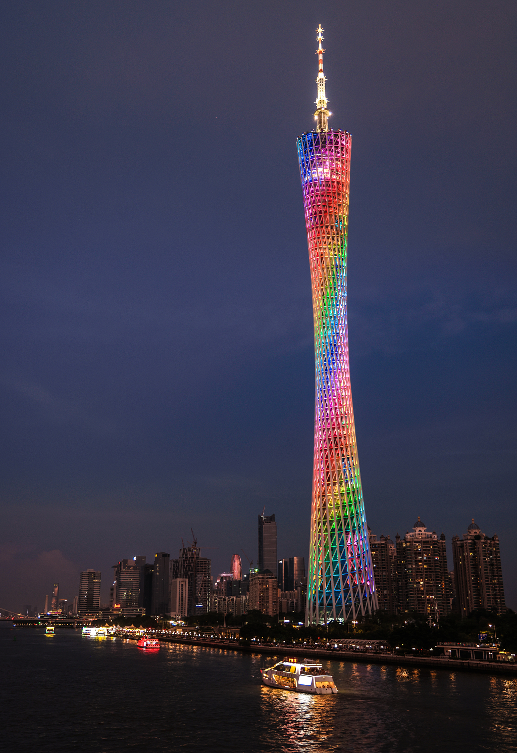 广州电视塔夜景