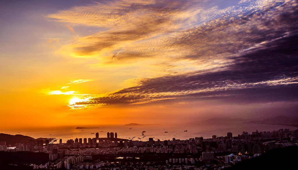 三亚晚霞