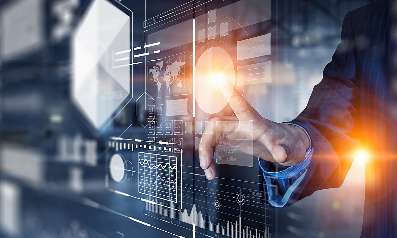 商业新技术。多媒体的使用