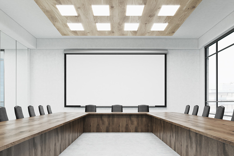办公室会议室内部