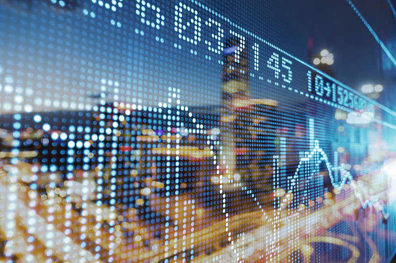 股票市场价格显示