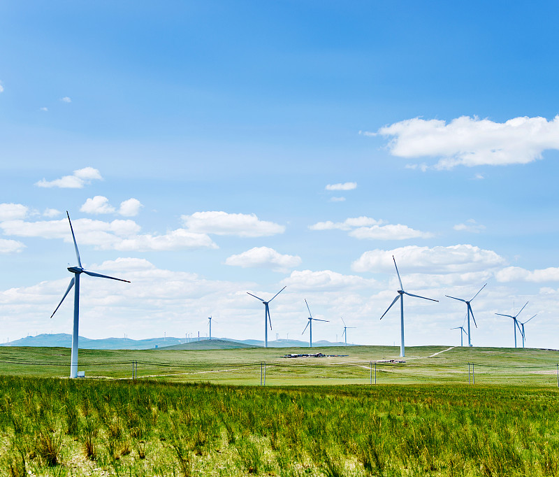 草原风力发电