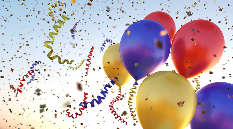 五彩纸屑气球A10