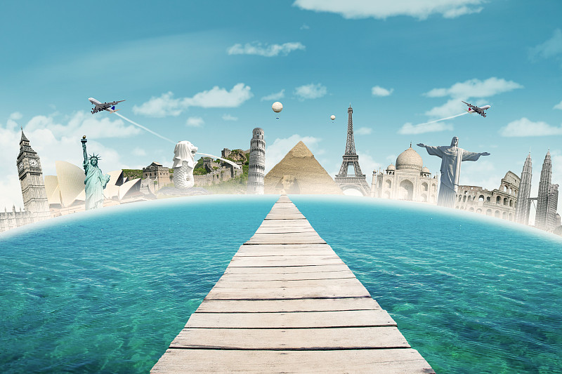 通往世界纪念碑的码头