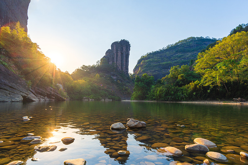 中国福建省武夷山云雾峰