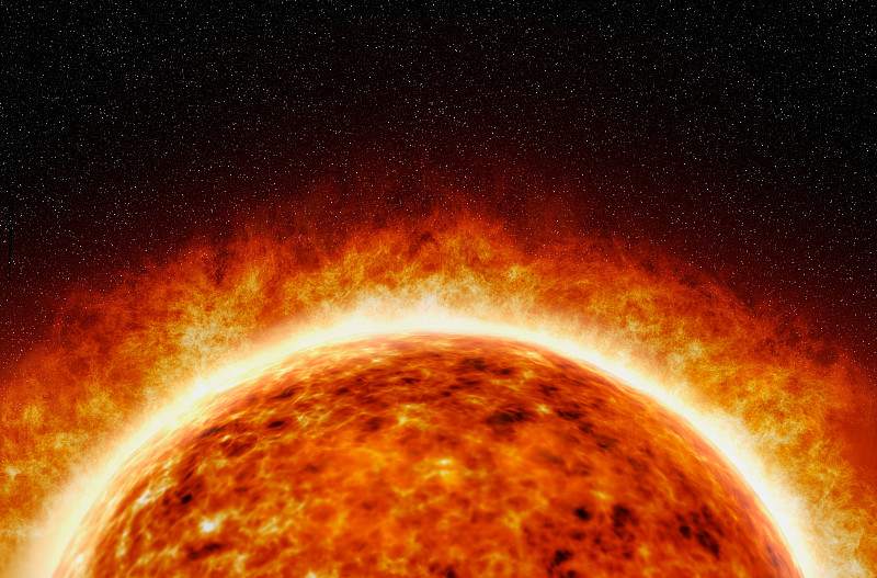 从太空看到的太阳