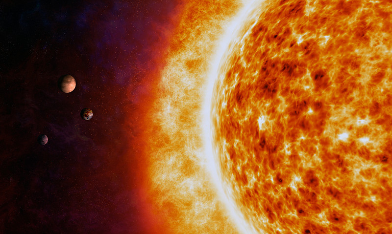 从太空看到的太阳