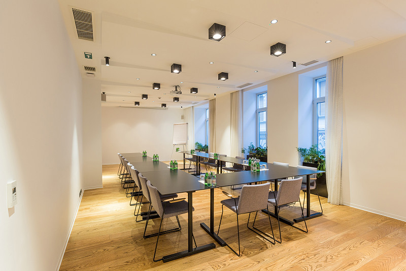 酒店会议室的内部