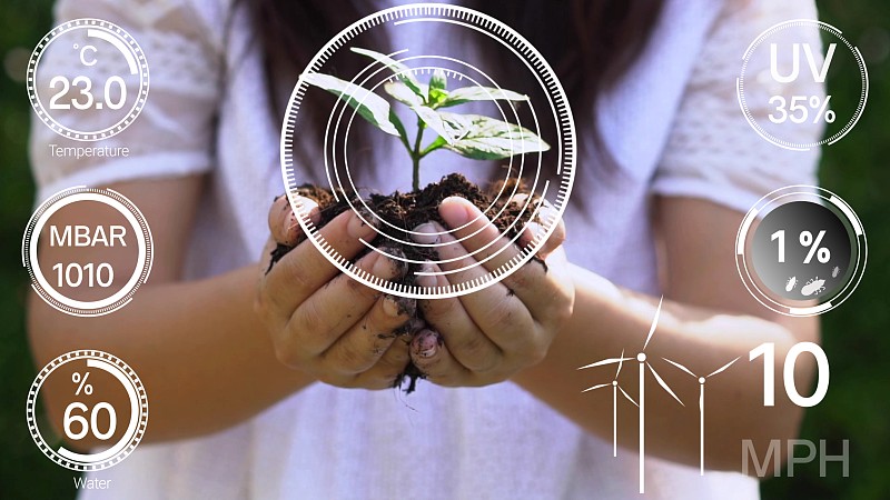 智能数字农业技术通过未来传感器数据采集