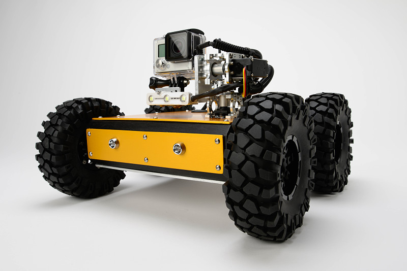 带有摄像机的越野机器人平台
