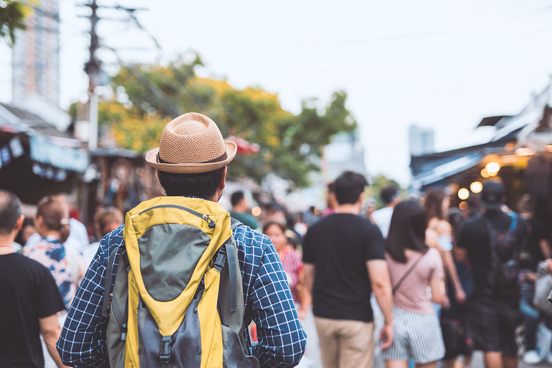 泰国曼谷的Chatuchak市场。